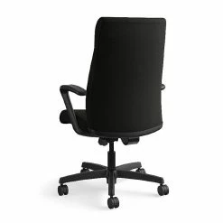 HON Ignition Executive High-Back Chair, Center-Tilt, Fixed Arms, Black Leather -Office Chairs Shop unnamed file 3715