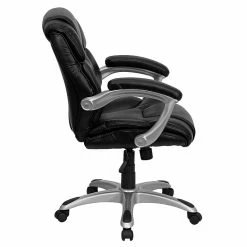 Flash Furniture Mid Back Leather Office Task Chair, Black -Office Chairs Shop unnamed file 3729