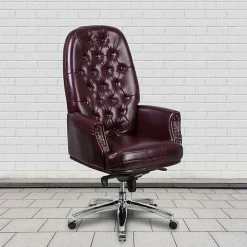 Flash Furniture Leather High Back Traditional Tufted Multifunction Executive Chair, Burgundy (BT90269HBY) -Office Chairs Shop unnamed file 3737