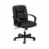 HON SofThread Leather Mid-Back Executive Chair, Center-Tilt, Fixed Arms, Black (BSXVL171SB11) -Office Chairs Shop unnamed file 3770