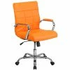 Flash Furniture Mid-Back, Orange Vinyl Executive Swivel Office Chair With Chrome Arms [GO-2240-ORG-GG] -Office Chairs Shop unnamed file 3774