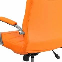 Flash Furniture Mid-Back, Orange Vinyl Executive Swivel Office Chair With Chrome Arms [GO-2240-ORG-GG] -Office Chairs Shop unnamed file 3782