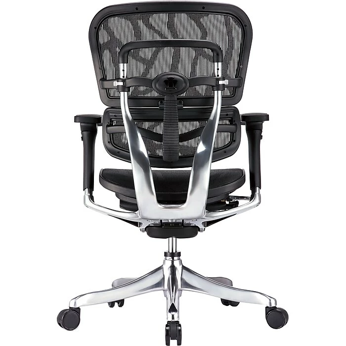 Raynor Marketing Raynor Eurotech Ergohuman Mid Back Executive Chair, Patterned Mesh, Black 6 Raynor Marketing Raynor Eurotech Ergohuman Mid Back Executive Chair, Patterned Mesh, Black - Image 4