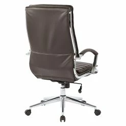 Office Star Pro-Line II Espresso Faux Leather High Back Manager's Chair With Chrome Finish Arms And Base (SPX23590C-U1) -Office Chairs Shop unnamed file 3791