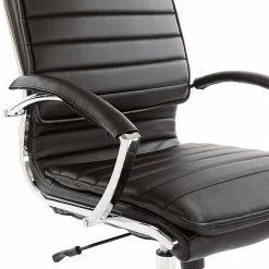 Office Star Pro-Line II Black Faux Leather High Back Manager's Chair With Chrome Finish Arms And Base (SPX23590C-U6) -Office Chairs Shop unnamed file 3827