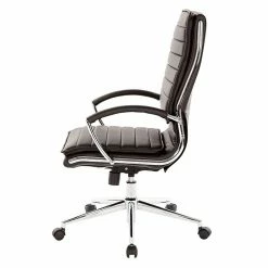 Office Star Pro-Line II Black Faux Leather High Back Manager's Chair With Chrome Finish Arms And Base (SPX23590C-U6) -Office Chairs Shop unnamed file 3829