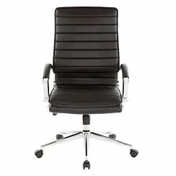 Office Star Pro-Line II Black Faux Leather High Back Manager's Chair With Chrome Finish Arms And Base (SPX23590C-U6) -Office Chairs Shop unnamed file 3831