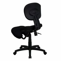 Flash Furniture Ergonomic Fabric Kneeling Posture Task Chair, Armless, Black -Office Chairs Shop unnamed file 3907