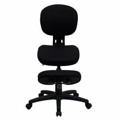 Flash Furniture Ergonomic Fabric Kneeling Posture Task Chair, Armless, Black -Office Chairs Shop unnamed file 3909