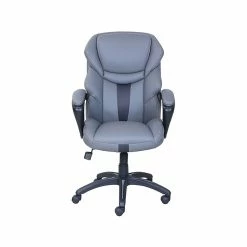 Office Chairs Shop 19 Dormeo Espo Octaspring Bonded Leather Managers Office Chair, Gray (47055)