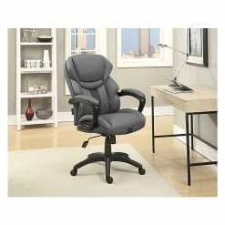 Dormeo Espo Octaspring Bonded Leather Managers Office Chair, Gray (47055) -Office Chairs Shop unnamed file 3970