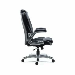 Staples Sorina Bonded Leather Chair, Black (51471) -Office Chairs Shop unnamed file 3983