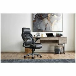 Dormeo Ergonomic Faux Leather Swivel Manager's Chair, Blue (60030-BLU) -Office Chairs Shop unnamed file 4027