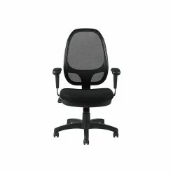 Global Offices To Go Mesh Fabric Manager Chair, Black (OTG11641B)