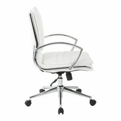 Office Star Pro-Line II White Faux Leather Mid-Back Manager's Chair With Chrome Finish Arms And Base (SPX23591C-U11) -Office Chairs Shop unnamed file 4047