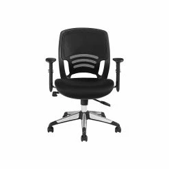 Global Offices To Go Fabric Manager Chair, Mesh Black (OTG11686B)