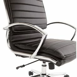 Office Star Pro-Line II Black Faux Leather Mid-Back Manager's Chair With Chrome Finish Arms And Base (SPX23591C-U6) -Office Chairs Shop unnamed file 4067