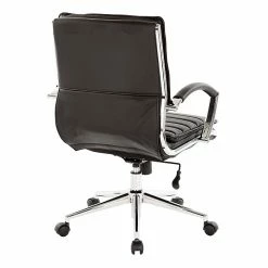 Office Star Pro-Line II Black Faux Leather Mid-Back Manager's Chair With Chrome Finish Arms And Base (SPX23591C-U6) -Office Chairs Shop unnamed file 4068