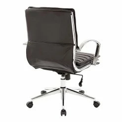 Office Star Pro-Line II Black Faux Leather Mid-Back Manager's Chair With Chrome Finish Arms And Base (SPX23591C-U6) -Office Chairs Shop unnamed file 4069