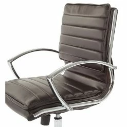 Office Star Pro-Line II Espresso Faux Leather Mid-Back Manager's Chair With Chrome Finish Arms And Base (SPX23591C-U1) -Office Chairs Shop unnamed file 4074