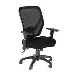 Bush Business Furniture Accord Mesh Back Office Chair, Black Fabric (CH1205BLF-03)