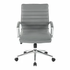 Office Star Pro-Line II Charcoal Gray Faux Leather Mid-Back Manager's Chair With Chrome Finish Arms And Base (SPX23591C-U42) -Office Chairs Shop unnamed file 4102