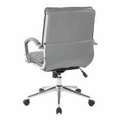 Office Star Pro-Line II Charcoal Gray Faux Leather Mid-Back Manager's Chair With Chrome Finish Arms And Base (SPX23591C-U42) -Office Chairs Shop unnamed file 4103