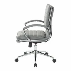 Office Star Pro-Line II Charcoal Gray Faux Leather Mid-Back Manager's Chair With Chrome Finish Arms And Base (SPX23591C-U42) -Office Chairs Shop unnamed file 4105