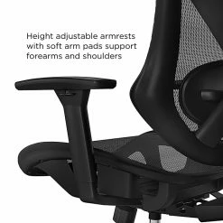 Union & Scale™ FlexFit™ Dexley Mesh Task Chair, Black (UN56946) -Office Chairs Shop unnamed file 4131