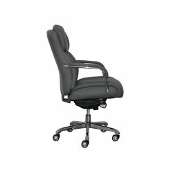 La-Z-Boy Sutherland Ergonomic Faux Leather Swivel Computer And Desk Chair, Gray (CHR10048B) -Office Chairs Shop unnamed file 417