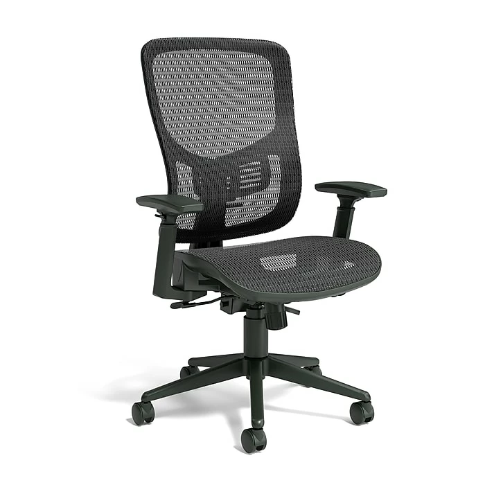 Union & Scale FlexFit™ Kroy Mesh Task Chair, Black (UN59456) 3 Union & Scale FlexFit™ Kroy Mesh Task Chair, Black (UN59456)