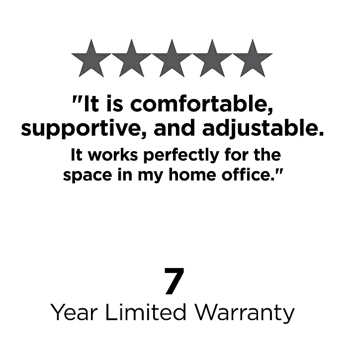 Union & Scale FlexFit™ Kroy Mesh Task Chair, Black (UN59456) 10 Union & Scale FlexFit™ Kroy Mesh Task Chair, Black (UN59456) - Image 8