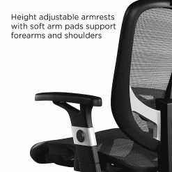 Union & Scale™ FlexFit™ Hyken Mesh Task Chair, Charcoal Gray (UN59464) -Office Chairs Shop unnamed file 4186