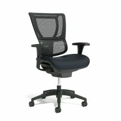 Union & Scale FlexFit™ 1500TF Mesh Back Fabric Task Chair, Black (UN50584)