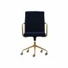 Elle Decor Giselle Fabric Computer And Desk Chair, Navy Blue/Gold (CHR10058C) -Office Chairs Shop unnamed file 420