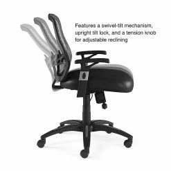 Staples Corvair Mesh Back Luxura Faux Leather Computer And Desk Chair, Black (23097) -Office Chairs Shop unnamed file 4203