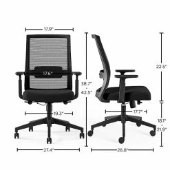 Union & Scale™ Prestige Marrett Fabric/Mesh Swivel Task Chair, Black (UN53249) -Office Chairs Shop unnamed file 4237