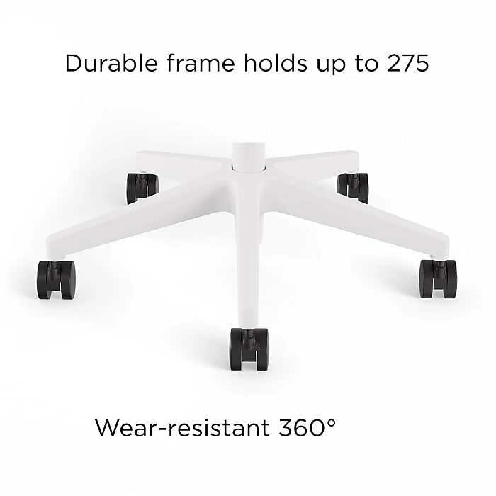 Union & Scale™ Essentials Mesh Back Fabric Task Chair, Seafoam (UN60409) 8 Union & Scale™ Essentials Mesh Back Fabric Task Chair, Seafoam (UN60409) - Image 6