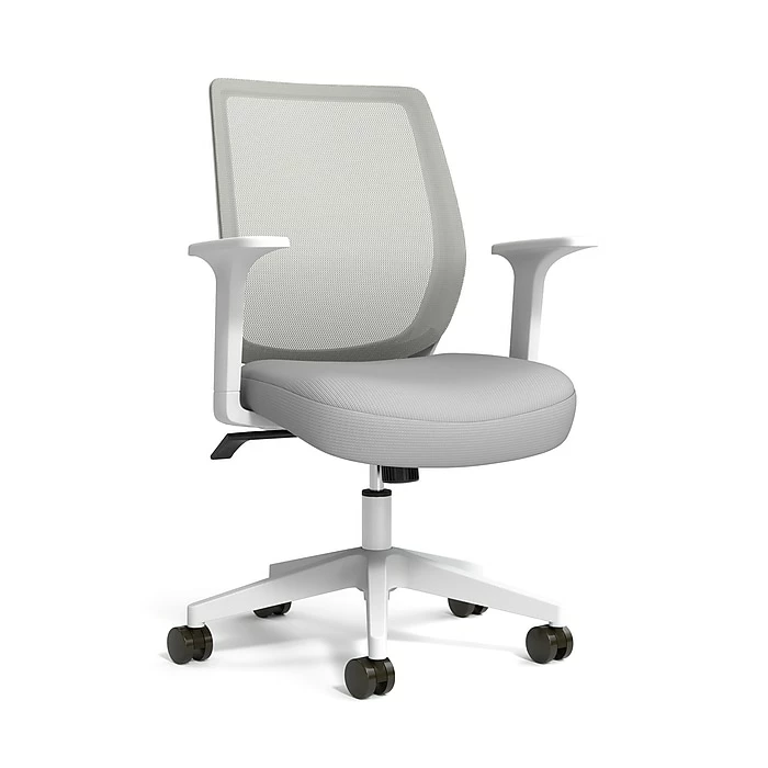 Union & Scale™ Essentials Mesh Back Fabric Task Chair, Seafoam (UN60409) 13 Union & Scale™ Essentials Mesh Back Fabric Task Chair, Seafoam (UN60409) - Image 11