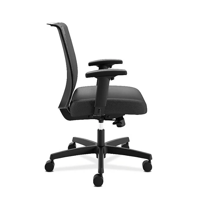 HON Convergence Vinyl Task Chair, Adjustable Arms, Black (HONCMY1AUR10S) 5 HON Convergence Vinyl Task Chair, Adjustable Arms, Black (HONCMY1AUR10S) - Image 3