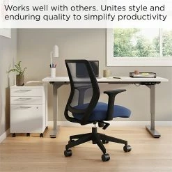 Union & Scale™ Essentials Mesh Back Fabric Task Chair, Blue (UN56965) -Office Chairs Shop unnamed file 4367