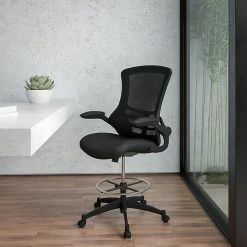 Flash Furniture Mid-Back Design Mesh Task Chair, Black (BL-X-5M-D-GG) -Office Chairs Shop unnamed file 4388