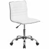 Flash Furniture Low Back Armless White Ribbed Designer Swivel Task Chair (DS512BWH) -Office Chairs Shop unnamed file 4396