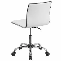 Flash Furniture Low Back Armless White Ribbed Designer Swivel Task Chair (DS512BWH) -Office Chairs Shop unnamed file 4403