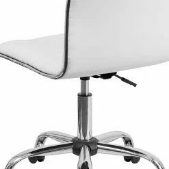 Flash Furniture Low Back Armless White Ribbed Designer Swivel Task Chair (DS512BWH) -Office Chairs Shop unnamed file 4404