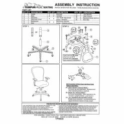 Tempur-Pedic TP9000 Mesh Task Chair, Navy Blue (TP9000-NAVY) -Office Chairs Shop unnamed file 4504