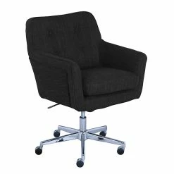 Serta Ashland Fabric Home Office Chair, Charcoal (CHR100005)