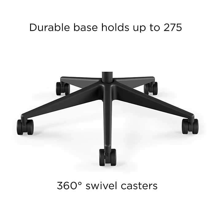 Union & Scale™ Workplace2.0™ Ayalon Mesh Back Fabric Task Chair, Black/Gray (UN59409) 8 Union & Scale™ Workplace2.0™ Ayalon Mesh Back Fabric Task Chair, Black/Gray (UN59409) - Image 6