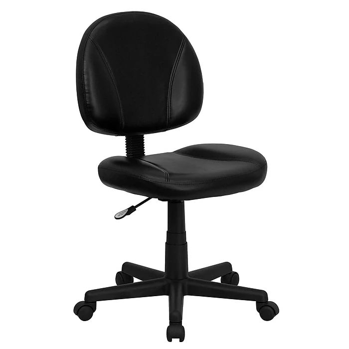 Flash Furniture Faux Leather Task Chair, Black (BT688BK) 3 Flash Furniture Faux Leather Task Chair, Black (BT688BK)