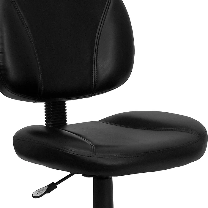 Flash Furniture Faux Leather Task Chair, Black (BT688BK) 11 Flash Furniture Faux Leather Task Chair, Black (BT688BK) - Image 9